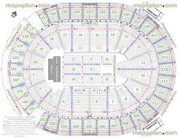 detailed seat row numbers end stage concert sections floor