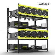 Veddha 8 6 Gpu Mining Rig Aluminum Stackable Case Open Air Frame Eth Zec Bitcoin Bitcoinmining Bitcoin Mining What Is Bitcoin Mining Ethereum Mining