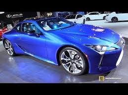 2018 Lexus Lc500 Structural Blue Exterior Walkaround 2018 New York Auto Show Youtube Lexus Auto Sports Car