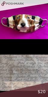 Face Mask Dog Dog Face Mask Comfy Ear Straps Cotton And Cute Bundle And Save Other In 2020 Face Mask Dog Face Dogs