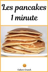 Pancakes 1 Minute La Recette Facile Recette Recette Facile Recettes De Cuisine