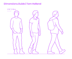 He weighs around 58 kg or 130 lbs. Tom Holland Dimensions Drawings Dimensions Com