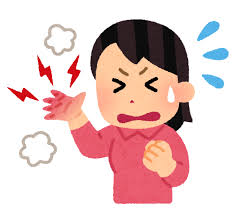 やけどのイラスト（女性） | かわいいフリー素材集 いらすとや