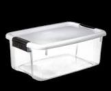 Ultra Latch Tote, Clear 17L Sterilite