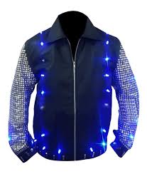 Y2j Chris Jericho Light Up Jacket Men Leather Jacket