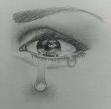 Teary Eye Drawing By Joey Nichols Eye Drawing Drawing People Eye Sketch