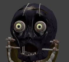 The suit has several holes ranging from small to large in size. Purple Guy S Face Fivenightsatfreddys