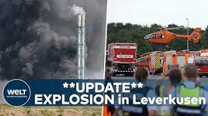 On tuesday, a massive explosion shook germany's western city of leverkusen, show multiple videos posted on social media. Sx3hrmkibmzi M