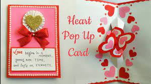 Download free pdf template for this project here. Diy Valentine Day Pop Up Card Anniversary Card How To Make Pop Up Card For Valentine Youtube