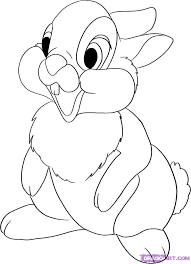 Pictures of thumper to cpolour in. Bambi Thumper Flower Coloring Home