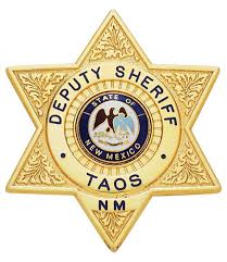 Us State Of New Mexico Taos County Sheriff Department Badge Police Insignes Metallique