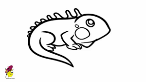 Iguana Cartoon Drawing At Paintingvalley Com Explore Collection Of Iguana Cartoon Drawing Illustration fantasy and cute cartoon girls. painting valley