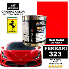 Check spelling or type a new query. Ferrari Red Ak 323 Solid Color Cw Aikka Diy Aerosol Spray Bottle Kit Spray Gun Type 0 5litre 1liter Merah çº¢è‰² Shopee Malaysia