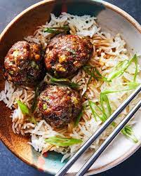 Nyt Cooking On Instagram Thisiskaychun S Korean Barbecue Style Meatballs Rice Perfect Dinner Recipe Link In Bio P Nyt Cooking Korean Barbecue Recipes