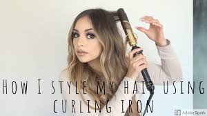 For instance, the barrel can be of conical, cylindrical, reverse conical shaped. How I Curl My Hair Using Hot Tools Curling Iron 1 1 4 Youtube
