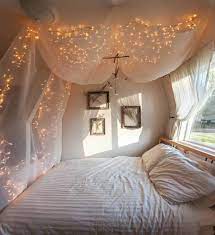 Put firewood and then add a string or two of twinkle lights in the fireplace to add a soft glow to the room. 18 Ways To Utilize String Lights In Your Bedroom