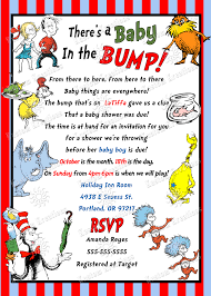 Dr Seuss Baby Shower Invitation Kustom Kreations