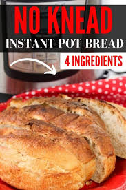 Instant Pot No Knead Bread In 2020 Gluten Free Instant Pot No Knead Bread Easiest Bread Recipe No Yeast