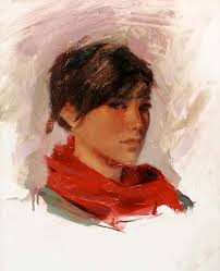 Oil Painting Demo: Casey Baugh's "Red Scarf"