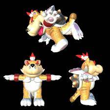 To celebrate Bowser Jr's return to mainstream Mario games, I have created a  3D model of Meowser Jr! Aww he's so cute ❤️ Would be awesome for him to get  a cat