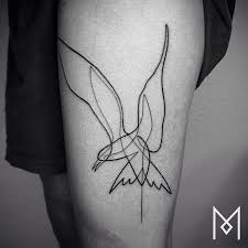 That's right, the artist creates an unbelievable tattoos with one simple line. Single Line Tattoos One Line Tattoo Mo Ganji Line Tattoos