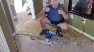 Removing Ceramic Tiles The Easy Way Youtube In 2020 Ceramic Floor Tile Ceramic Floor Tiles Tile Floor