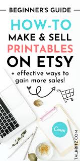 How To Sell On Etsy Beginner S Guide Talkbitz Things To Sell Sell On Etsy Selling Prints