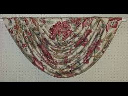 Swag curtains or swag drapes are more than often look at and admired but never are they considered as an item that can be made or sewn by the average sewer. How To Make Swags And Tails Curtains Very Easy And Beautiful Swag Youtube