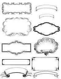 Black And White Label Template Free Collage For You Free Images For You To Use In Your Art Labels Printables Free Printable Labels Vintage Labels