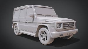 3d Miniature Model Created By Gblackid Available In Autodesk Fbx Blender Obj Other Stereolithography Format S C Benz G Class Miniature Model Mercedes Benz