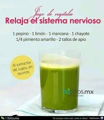 Jugo Para Relajar El Sistema Nervioso 1 Pepino 1 Limon 1 Manzana 1 Chayote 1 4 Pimiento Amarillo 2 Tallos D Jugos Jugos Saludables Bebidas Saludables