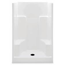 More images for 46 inch shower insert » Aquatic Everyday 48 In X 35 In X 72 In Gelcoat 1 Piece Shower Stall With Center Drain In White 1483sgpc Wh The Home Depot