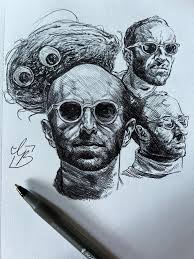 I personally really love ballpoint pen. It's so versatile. You can be  scratchy and sketchy or push for hyper realism. There's also the added  bonus that it's absolute dirt cheap so the