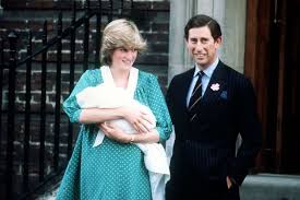 Princess Diana and Prince Charles outside of St. Mary's Hospital ...