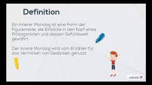 Innerer monolog in anderen sprachen wörterbuch englisch ← deutsch: Der Innere Monolog Erklarvideo Youtube