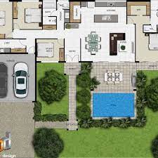 2d colour floor plan houses gallery budde design qld australia in 2020 architectural floor plans modern house plans house plans australia