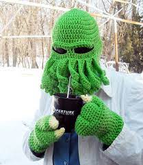 We've got over 105,000 designs perfect for your favorite geek, scientists, comic lovers and more. Cthulhu Ski Hat By Craftypa On Etsy 20 00 Crochet Winter Hats Knitted Hats Winter Hats