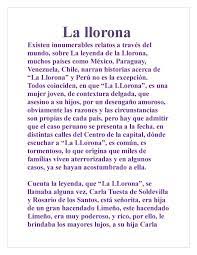 Se trata de una mujer que pierde a sus la leyenda tiene un origen en las cultural de américa antes de la llegada de los españoles. Calameo La Llorona