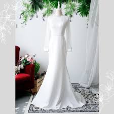 Once the reference point has been established, the price index value of every other city in the database is calculated by comparing their cost of living to the cost of living in prague. 808byw01 Meghan Long Sleeves Plain Satin Sparkle Sleeves That White Dress Malaysia Kuala Lumpur Wedding Bridal Gown Boutique