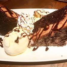 Cake, light chocolate mousse, dark. Chocolate Stampede Menu Longhorn Steakhouse West Chester
