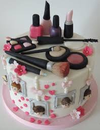 Make Up Cake With Images Make Up Cake Spa Cake Celebration Cakes