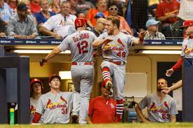 Louis cardinals including gameday, video, highlights and box score. Cardinals Score Eight Early Runs Off Gio Gonzalez In 12 2 Win Over Brewers Viva El Birdos