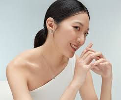 Dean sterling silver earrings with zirconia gemstones