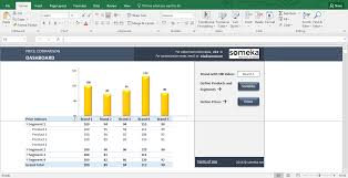 Product Comparison Chart Template Excel Free Www