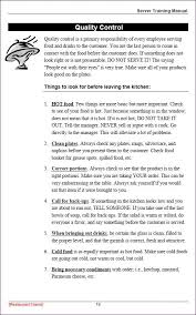 Restaurant Employee Training Manual Sample Page Employee Handbook Template Employee Handbook Templates Free Design