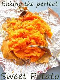 5 Tips For Baking The Perfect Sweet Potato Healing Tomato Recipes Recipe Perfect Baked Sweet Potato Recipes Sweet Potato Recipes