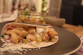 Mango fish tacos with queso fresco. Fish Tacos Audrey And Jon