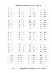 Beschreibung 1 arbeitsblatt 1 lösungsblatt. Mathematik Arbeitsmaterialien Einfuhrung Division Umkehraufgaben Zum 1x1 4teachers De