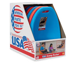 Red Blue Kids Scoop Rocker 6 Pack Big Lots Kids Chairs Rocker Red And Blue