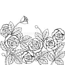 Fun, printable, free coloring pages can help children develop important skills. Hand Drawn Garden Of Roses For The Anti Stress Coloring Page Stock Vector Illustration Of Background Garden 116977135